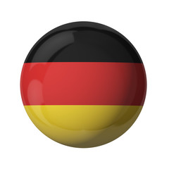 Germany flag, glassy ball