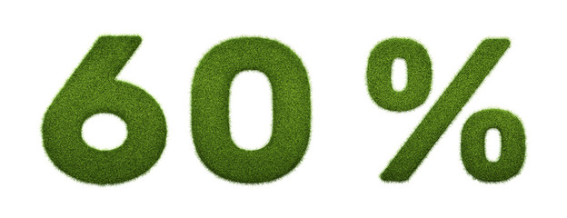 Grass percent discount icon