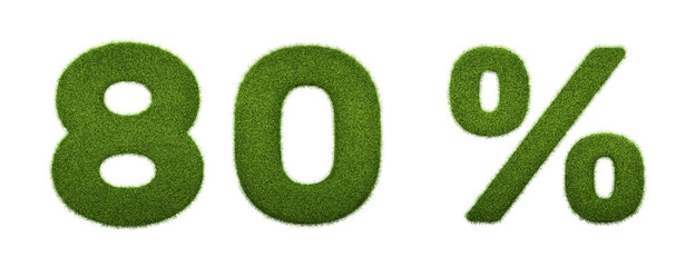 Grass percent discount icon
