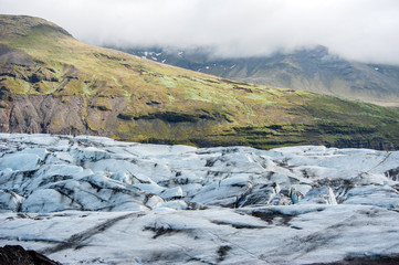 Fototapeta premium Svinafellsjokull glacier lagoon, Iceland