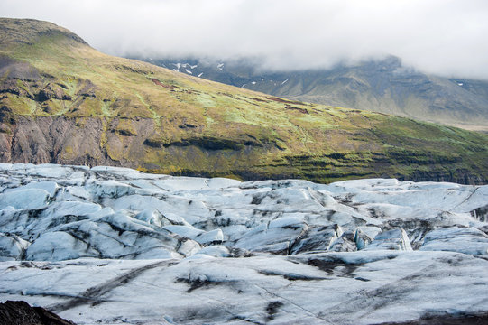 Svinafellsjokull glacier lagoon, Iceland