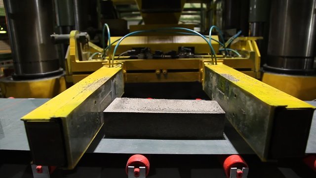 Factory for the production of building materials