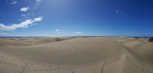 Panorama z wydmami
