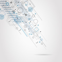 Obraz premium Technology background.