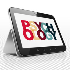 Healthcare concept: Tablet Computer with Psychology on  display