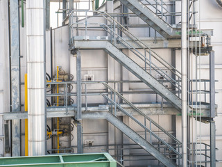Structure of turbine tower of power generator plant