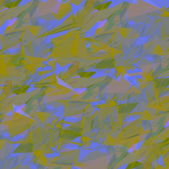 Geometric, abstract background pattern with blues and yellow.