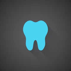 Flat Tooth web app icon on dark background