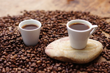 frischer Kaffee, Kaffeebohnen