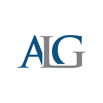 initial letter logo, ALG