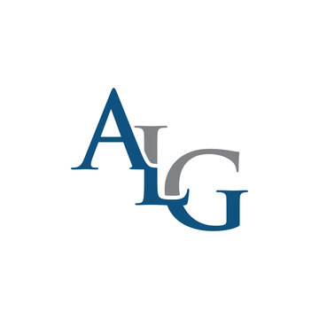 initial letter logo ALG