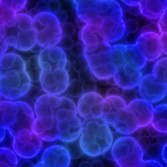 Abstract bacteria cells seamless texture or background