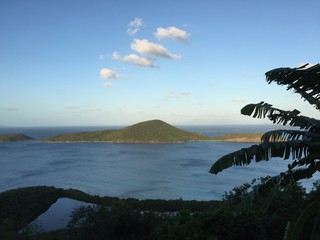 tropical caribbean island