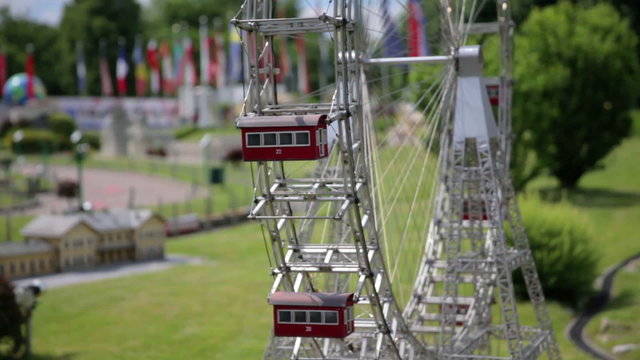 Magnificent Giant Ferris Wheel in Vienna, Austria