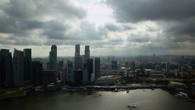 A time-lapse of downtown Singapore