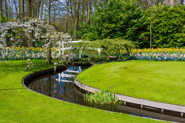 Keukenhof park in Netherlands. amazing floral park.  spring gard