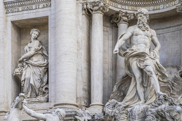 Trevi Fountain in the Morning