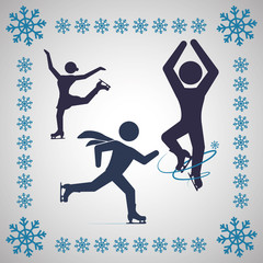 Skating icon design