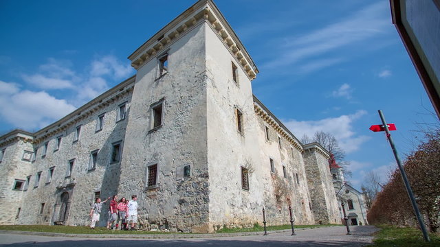 Big historic castle in the countryside 