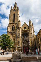 Fototapeta na wymiar Church of St. Paul in Nimes