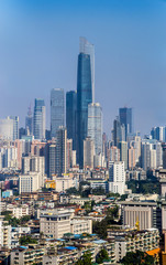 Fototapeta na wymiar Landscape of Guangzhou city