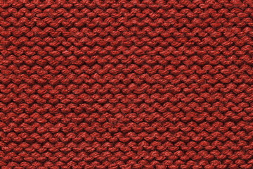 Dark Red knitting wool texture for pattern and background
