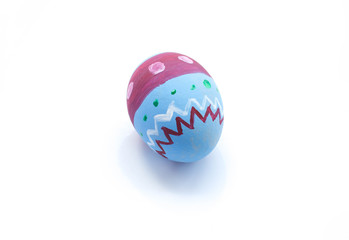 easter egg hand made paint