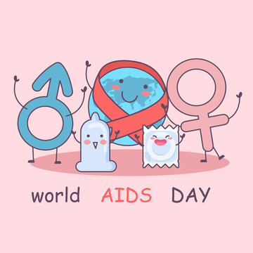 world aids day with condom