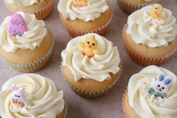 Homemade Easter cupcakes