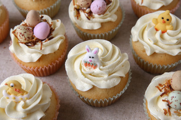 Homemade Easter cupcakes