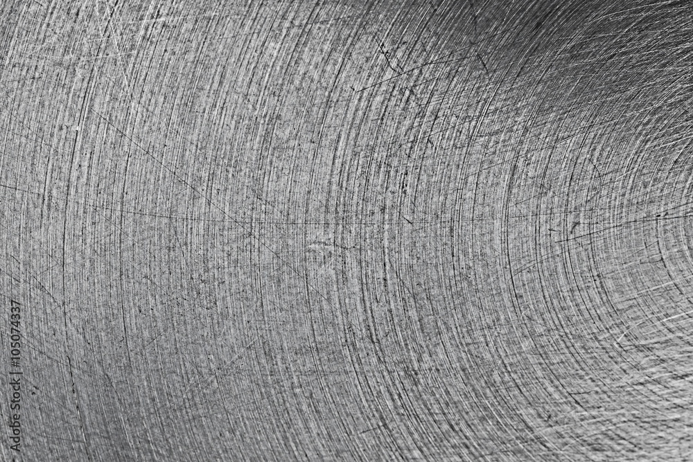 Poster Design of scratch on steel for pattern and background