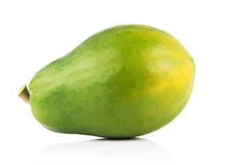 papaya isolated on a white background