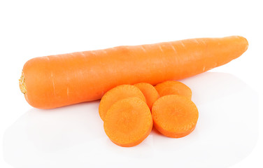 Carrot isolated on white background