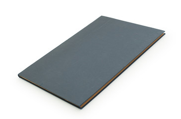 Closed old book isolated