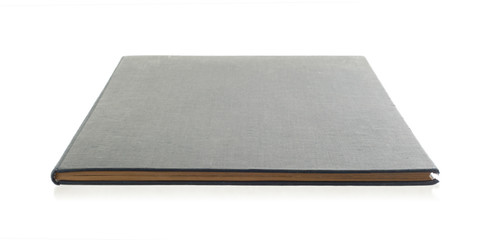 Closed old book isolated