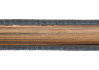 Closed old book isolated