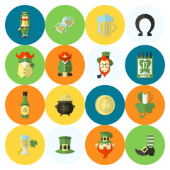 Saint Patricks Day Icon Set