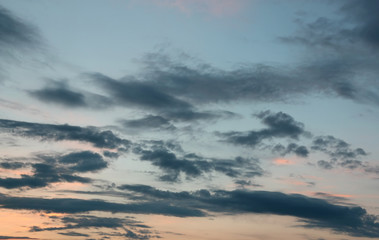 Fototapeta premium Beautiful evening sky
