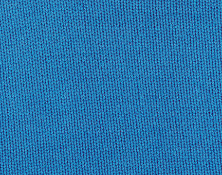 Blue knitting texture.