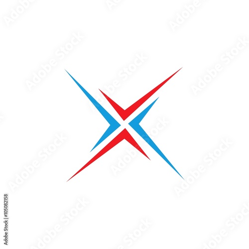 &quot;letter X shape vector logo&quot; Stock image and royalty-free vector files