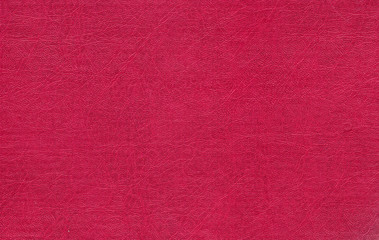 Red color leather texture