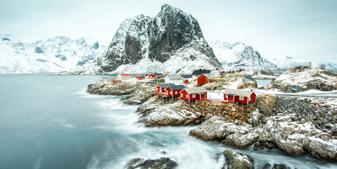 Vissersdorp, eiland Lofoten