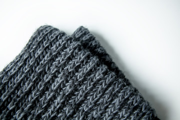 wool yarn on a white background