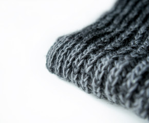 wool yarn on a white background