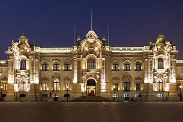 Fototapeta na wymiar Government Palace, Lima