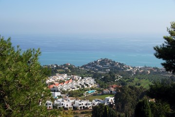 Benalmadena town and coastline, Spain. © arenaphotouk