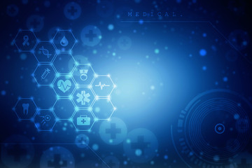 Abstract medical background