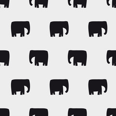 seamless elephant pattern
