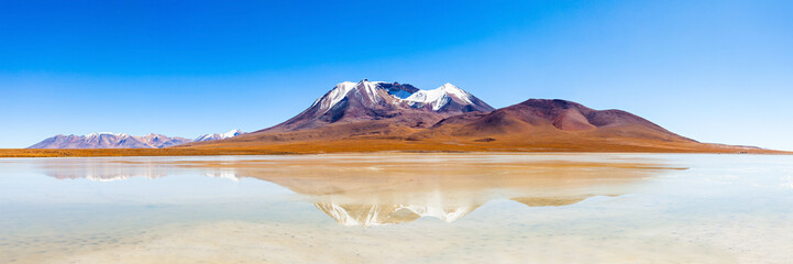 Lake, Bolivia Altiplano - obrazy, fototapety, plakaty