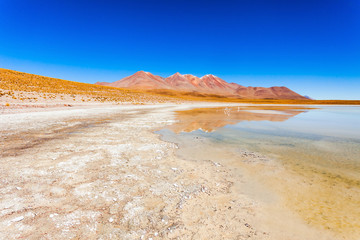 Fototapeta na wymiar Lake, Bolivia Altiplano